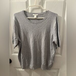 H&M Charcoal Knit Top